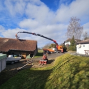 Reparatur am Dach