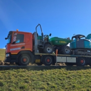 Transport Baumaschinen